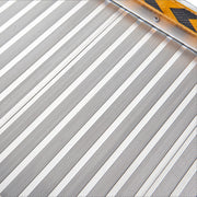 Kartrite 6ft Aluminium Foldable Wheelchair Ramp Non-Slip R02 Silver V240-RAM-WCR-R02-6FT