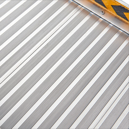 Kartrite 6ft Aluminium Foldable Wheelchair Ramp Non-Slip R02 Silver V240-RAM-WCR-R02-6FT