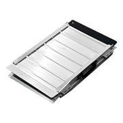 Kartrite Aluminium Wheelchair Ramp 2FT Mobility Ramp with High Grip Surface Safety Side Rails Locking Pin & V240-RAM-WCR-R03-2FT
