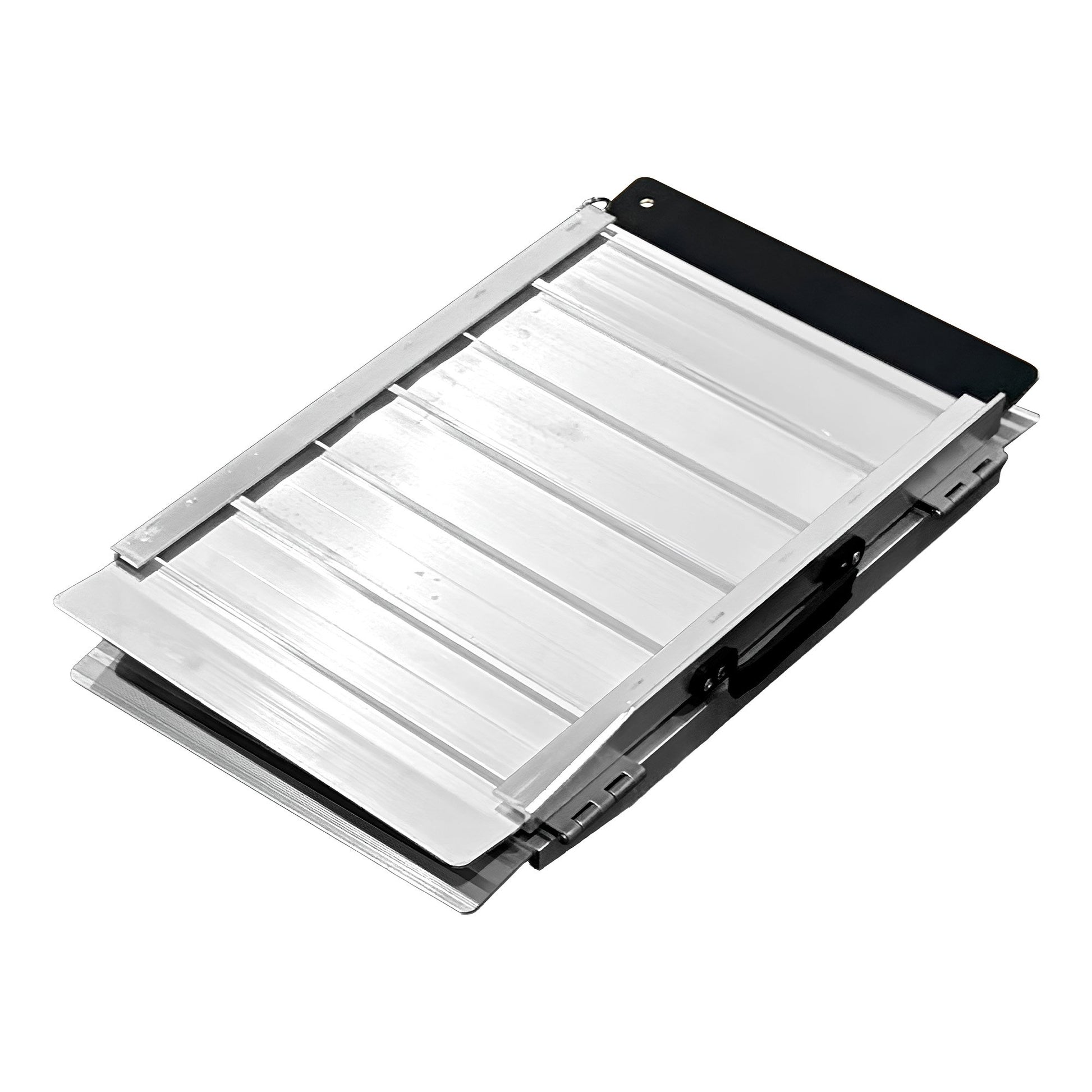 Kartrite Aluminium Wheelchair Ramp 2FT Mobility Ramp with High Grip Surface Safety Side Rails Locking Pin & V240-RAM-WCR-R03-2FT