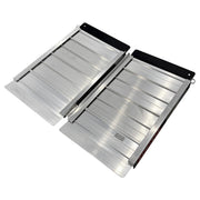 Kartrite Aluminium Wheelchair Ramp 2FT Mobility Ramp with High Grip Surface Safety Side Rails Locking Pin & V240-RAM-WCR-R03-2FT