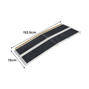 Kartrite Folding Aluminium Wheelchair Ramp 5FT Portable Mobility Access Ramp V240-RAM-WCR-R03-5FT