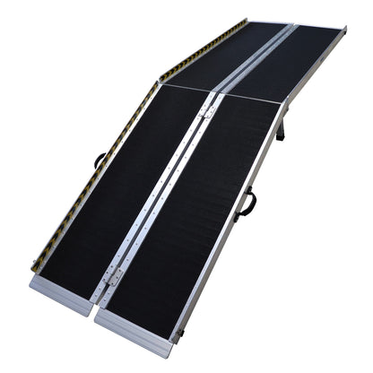 Kartrite Folding Aluminium Wheelchair Ramp 8FT Portable Mobility Access Ramp V240-RAM-WCR-R03-8FT