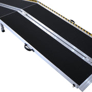 Kartrite Folding Aluminium Wheelchair Ramp 8FT Portable Mobility Access Ramp V240-RAM-WCR-R03-8FT