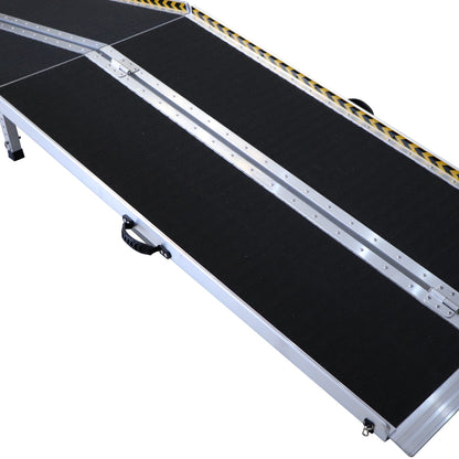 Kartrite Folding Aluminium Wheelchair Ramp 8FT Portable Mobility Access Ramp V240-RAM-WCR-R03-8FT