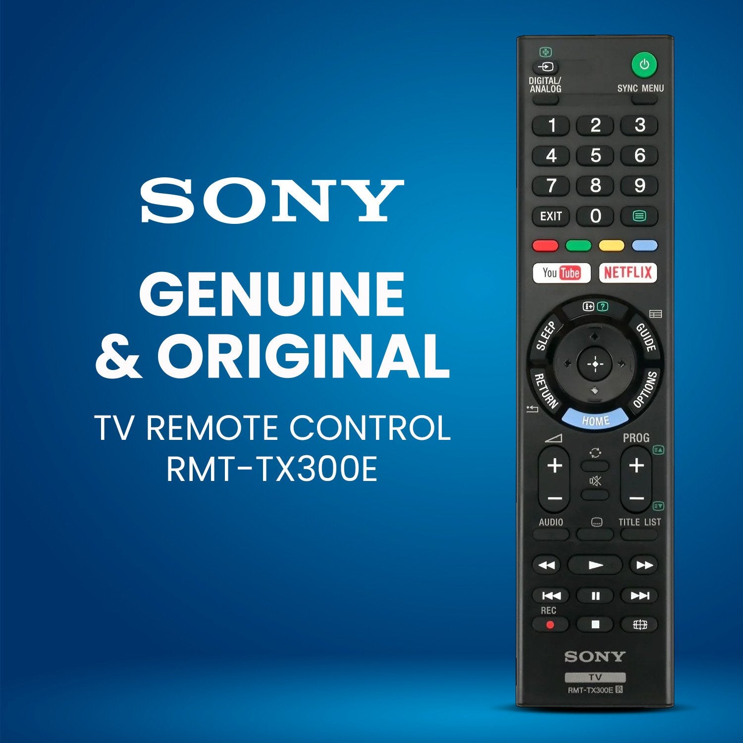 Sony Tv Remote Control - Rmt-tx300e V240-RMTTX300E