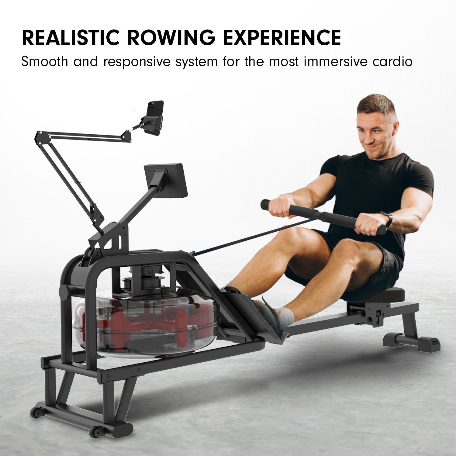 Powertrain 13L Water Resistance Rowing Machine Rower V240-ROM-MRH-07P