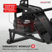 Powertrain 13L Water Resistance Rowing Machine Rower V240-ROM-MRH-07P