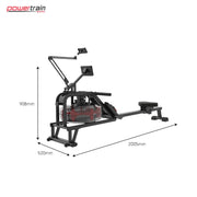Powertrain 13L Water Resistance Rowing Machine Rower V240-ROM-MRH-07P