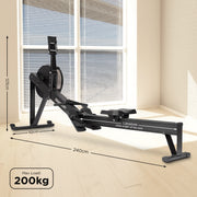 Powertrain Air Rowing Machine Resistance Rower for Home Gym Cardio V240-ROM-TODO-RM5