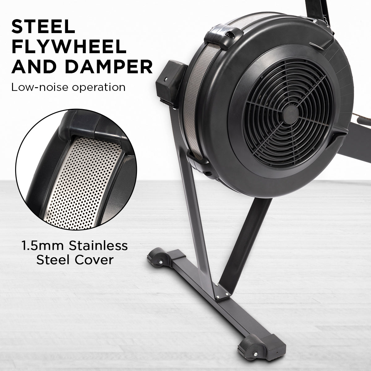 Powertrain Air Rowing Machine Resistance Rower for Home Gym Cardio V240-ROM-TODO-RM5