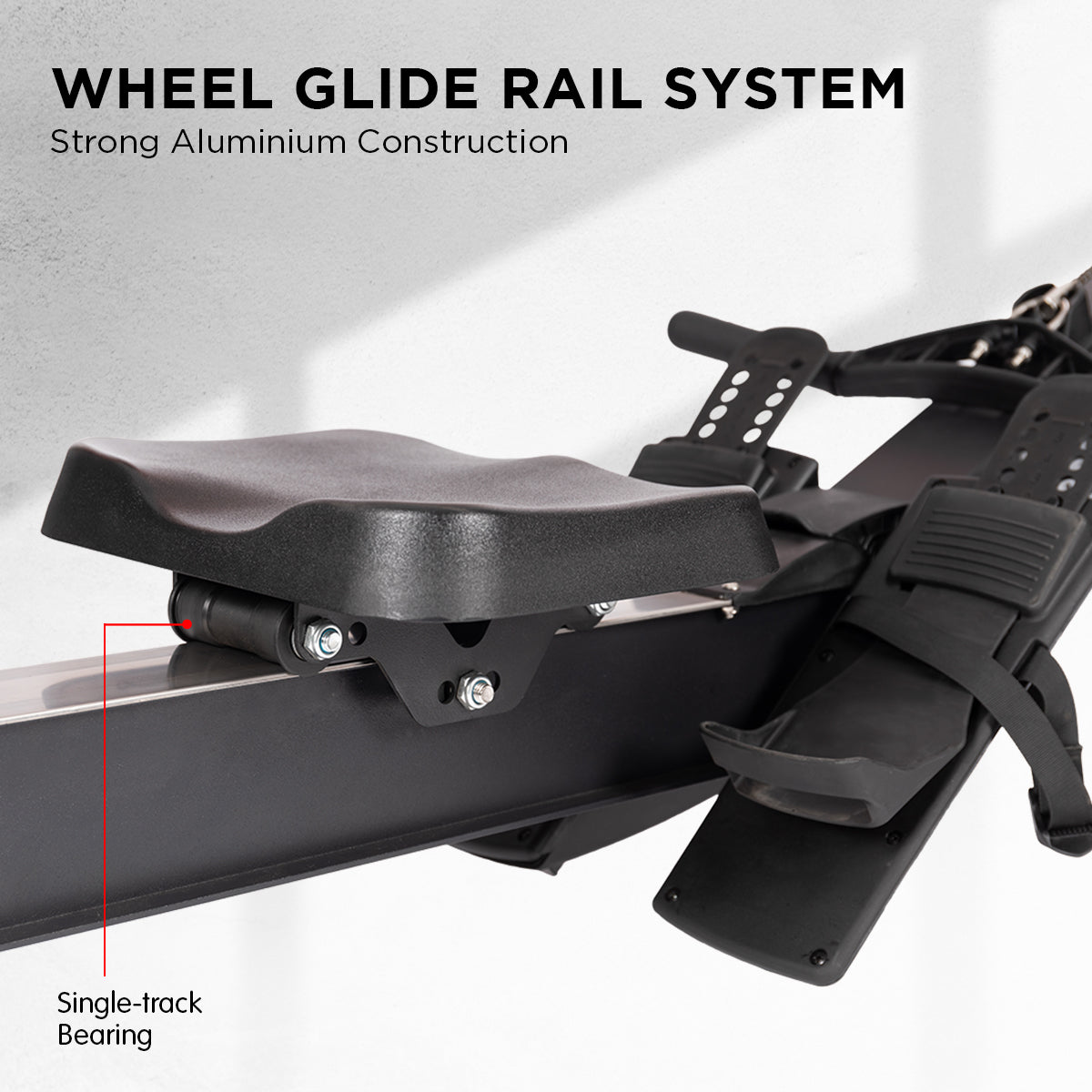 Powertrain Air Rowing Machine Resistance Rower for Home Gym Cardio V240-ROM-TODO-RM5