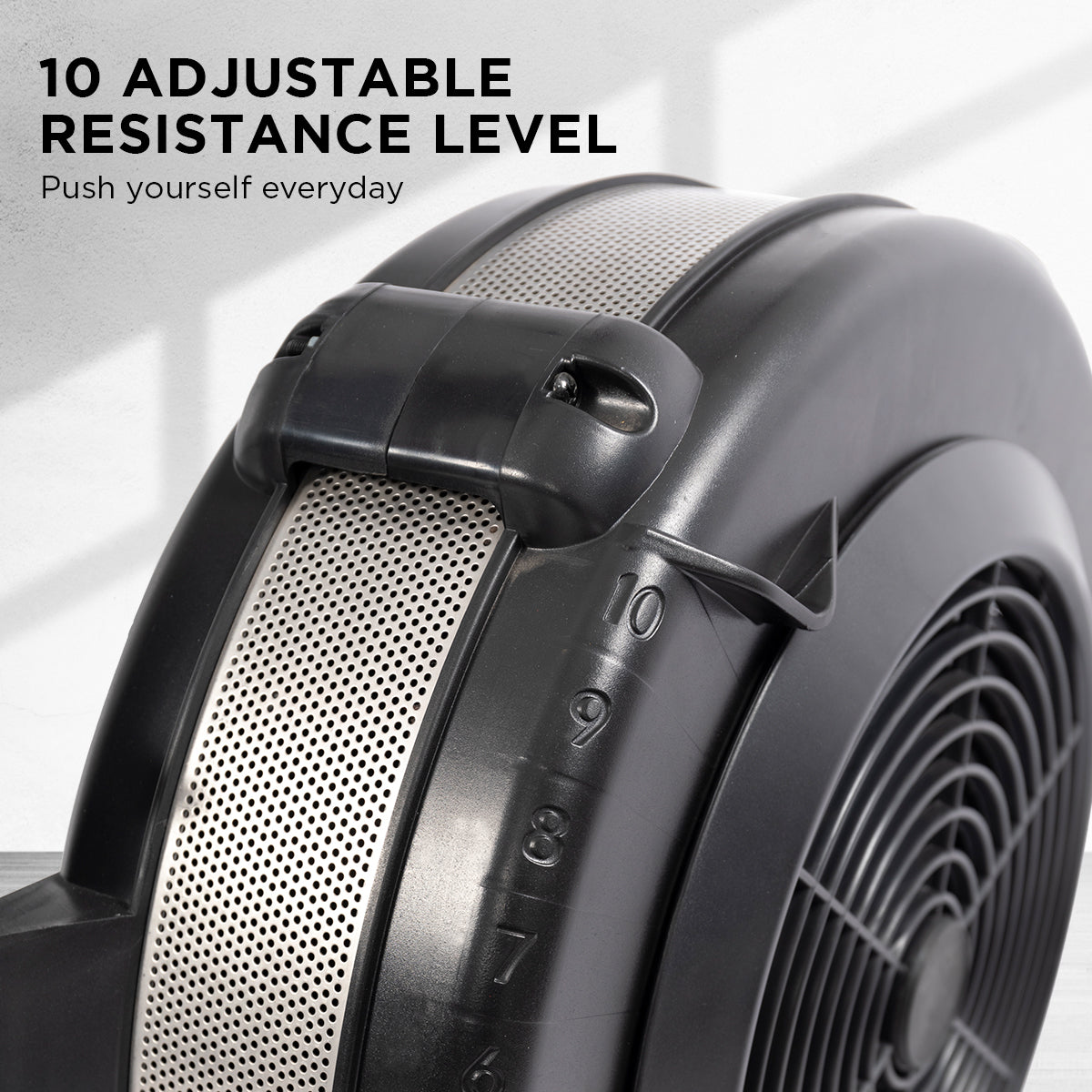 Powertrain Air Rowing Machine Resistance Rower for Home Gym Cardio V240-ROM-TODO-RM5