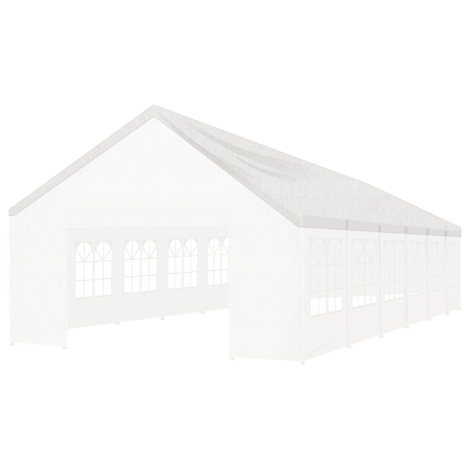 Wallaroo 6x12 White Premium Outdoor Event Marquee Roof Spare Part V240-ROOF-6X12-CPT-WH
