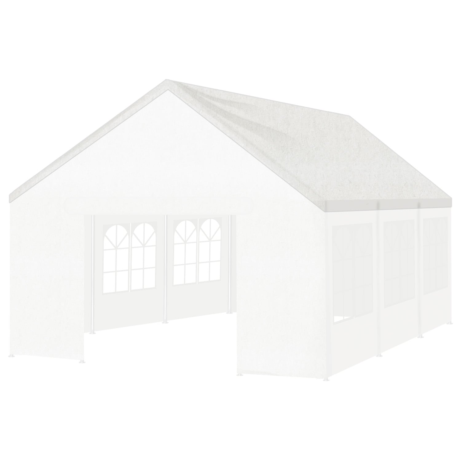 Wallaroo 6x6 White Premium Outdoor Event Marquee Roof Spare Part V240-ROOF-6X6-CPT-WH
