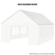 Wallaroo 6x6 White Premium Outdoor Event Marquee Roof Spare Part V240-ROOF-6X6-CPT-WH