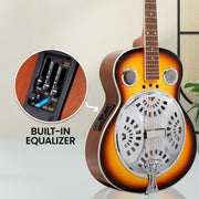 Karrera 40in Resonator Guitar - Sunburst V240-RSN-NC40-SB