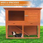 Little Buddies 2-Storey Wooden Pet Rabbit Hutch V240-S0123