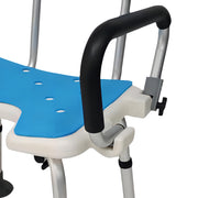 Orthonica Height Adjustable Aluminium Shower Chair With Adjustable Armrests V240-SHC-MAS-040-15L
