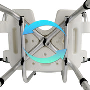 Orthonica Height Adjustable Aluminium Shower Chair With Adjustable Armrests V240-SHC-MAS-040-15L