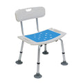 Orthonica Height Adjustable Aluminium Shower Chair With Shower Head Holder V240-SHC-MAS-40-4L-B