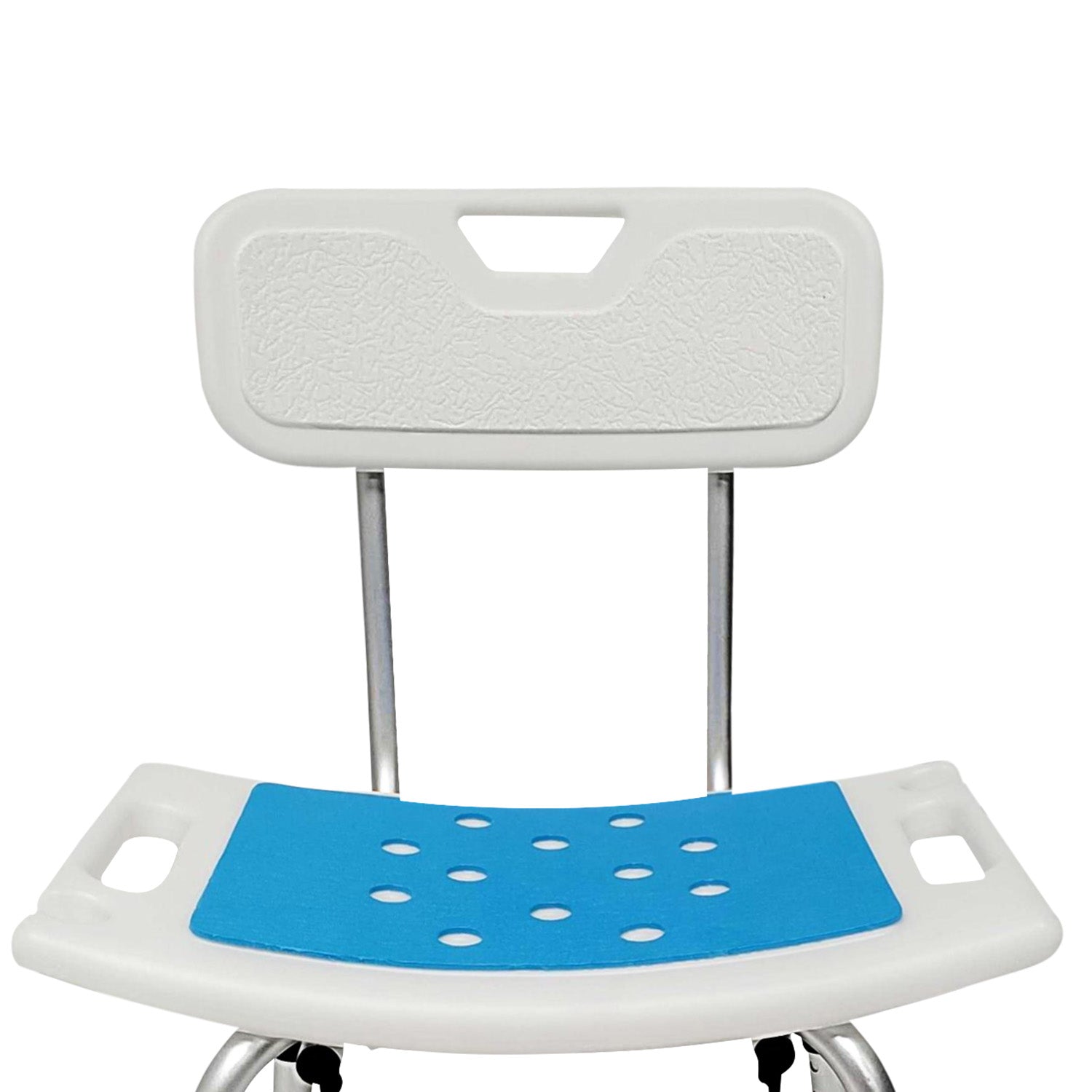 Orthonica Height Adjustable Aluminium Shower Chair With Shower Head Holder V240-SHC-MAS-40-4L-B