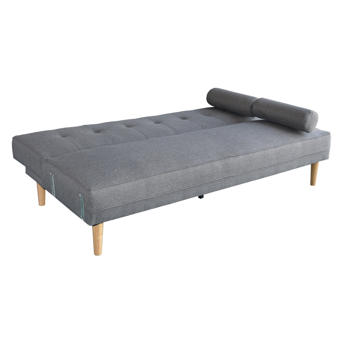 Sarantino Madison Sofa Bed Lounge Couch Futon Furniture Home Light Grey Linen Suite V240-SOFA-6101-LNN-LGR