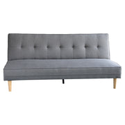 Sarantino Madison Sofa Bed Lounge Couch Futon Furniture Home Light Grey Linen Suite V240-SOFA-6101-LNN-LGR