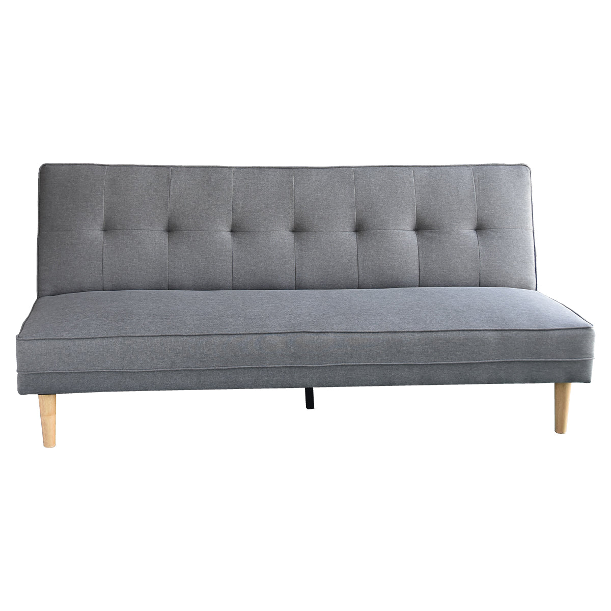 Sarantino Madison Sofa Bed Lounge Couch Futon Furniture Home Light Grey Linen Suite V240-SOFA-6101-LNN-LGR
