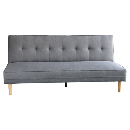 Sarantino Madison Sofa Bed Lounge Couch Futon Furniture Home Light Grey Linen Suite V240-SOFA-6101-LNN-LGR