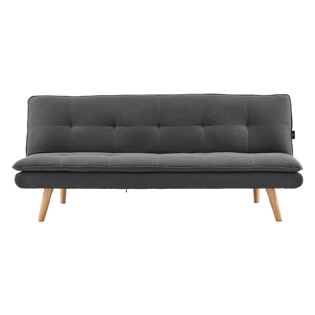 Sarantino 3 Seater Linen Sofa Bed Couch Lounge Futon - Dark Grey V240-SOFA-M2490-LNN-DGY