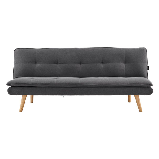 Sarantino 3 Seater Linen Sofa Bed Couch Lounge Futon - Dark Grey V240-SOFA-M2490-LNN-DGY