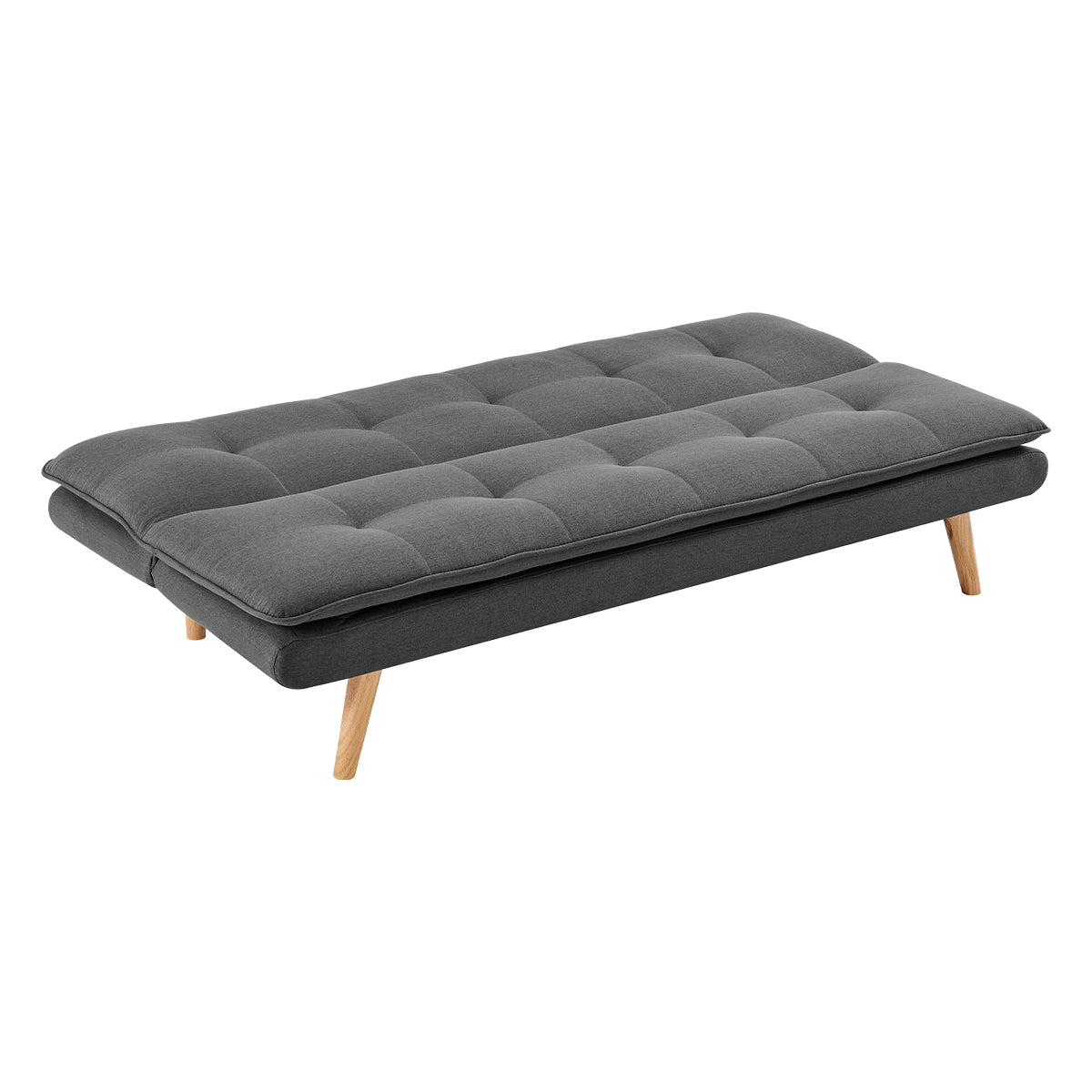 Sarantino 3 Seater Linen Sofa Bed Couch Lounge Futon - Dark Grey V240-SOFA-M2490-LNN-DGY
