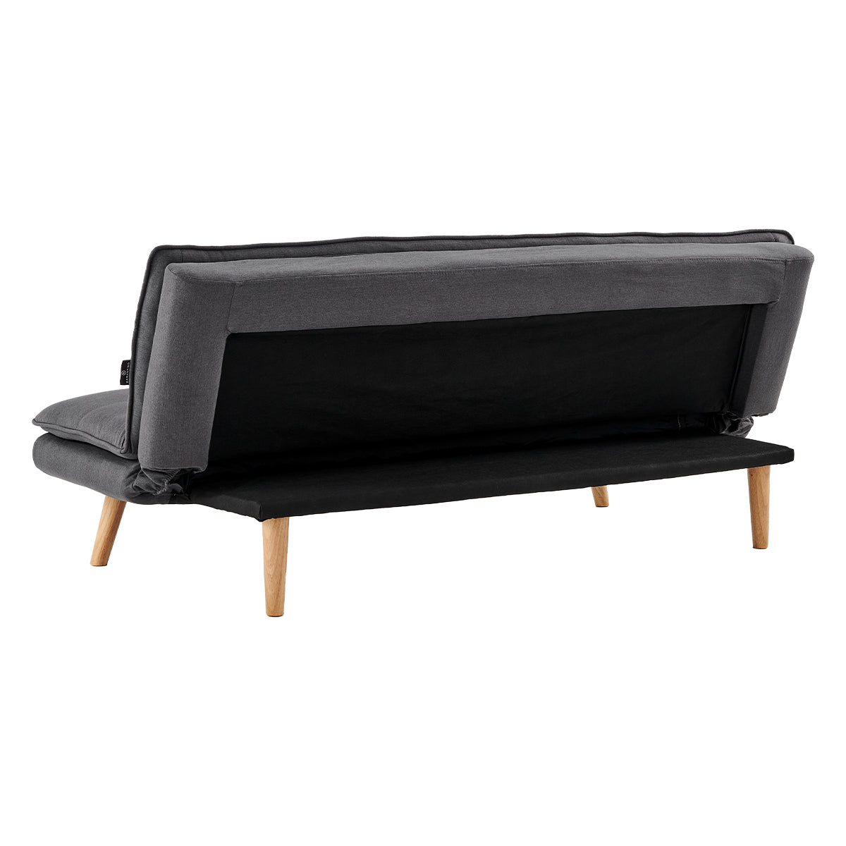Sarantino 3 Seater Linen Sofa Bed Couch Lounge Futon - Dark Grey V240-SOFA-M2490-LNN-DGY