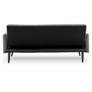 Sarantino Tufted Faux Linen 3-Seater Sofa Bed with Armrests - Light Grey V240-SOFA-M2930-LNN-LGY