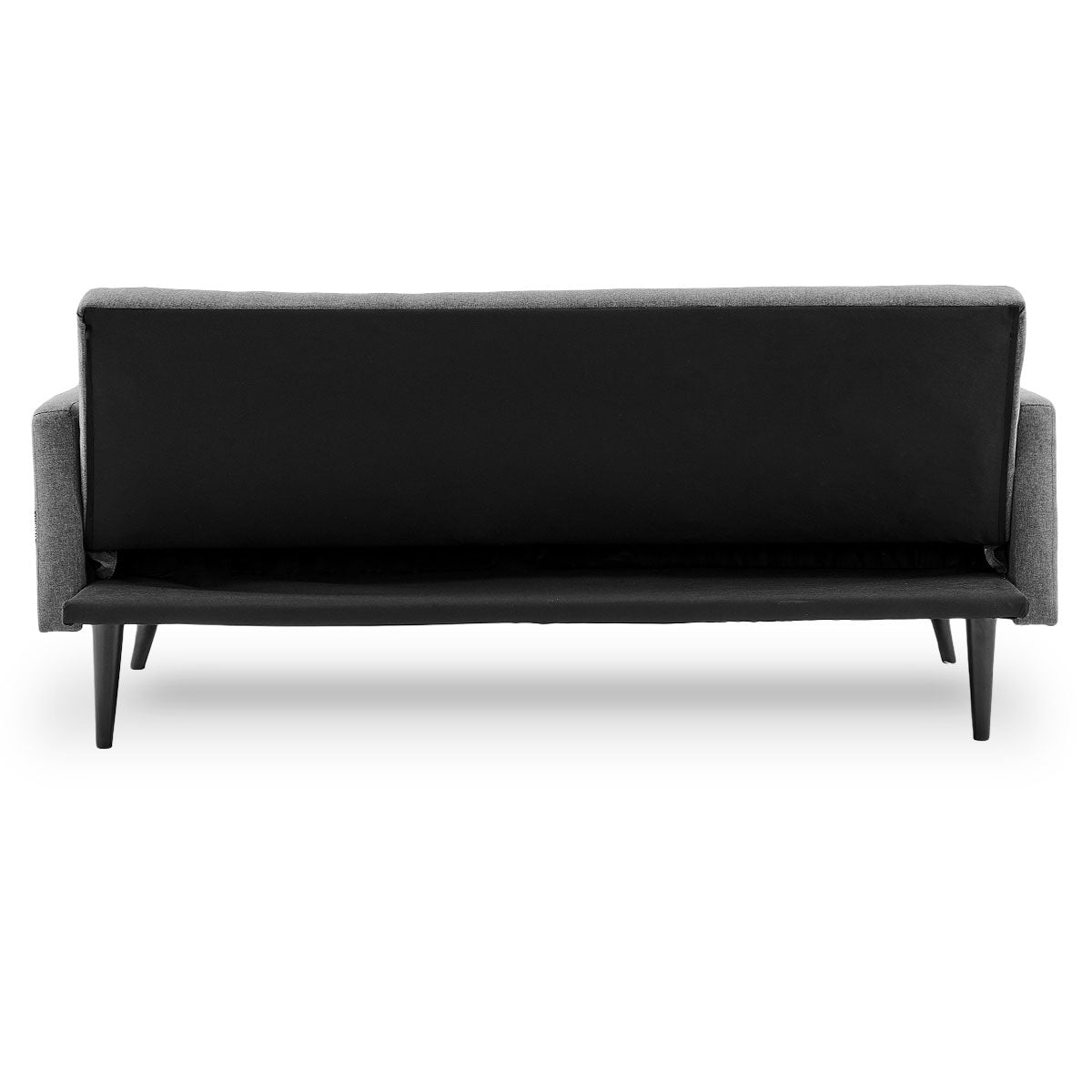 Sarantino Tufted Faux Linen 3-Seater Sofa Bed with Armrests - Light Grey V240-SOFA-M2930-LNN-LGY