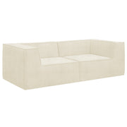 Sarantino Novi 3-Seater Modular Sofa with Ottoman in Cream Non-Slip Bottom Lounge V240-SOFA-MLM-232-CM