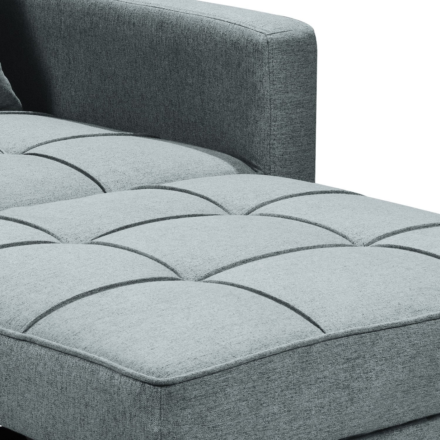 Sarantino Suri 3-in-1 Convertible Sofa Chair Bed - Airforce Blue V240-SOFA-YGG-7001-LNN-BLU
