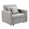 Sarantino Suri 3-in-1 Convertible Sofa Chair Bed Lounger - Light Grey V240-SOFA-YGG-7001-LNN-LGY
