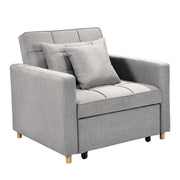 Sarantino Suri 3-in-1 Convertible Sofa Chair Bed Lounger - Light Grey V240-SOFA-YGG-7001-LNN-LGY