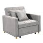 Sarantino Suri 3-in-1 Convertible Sofa Chair Bed Lounger - Light Grey V240-SOFA-YGG-7001-LNN-LGY