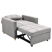 Sarantino Suri 3-in-1 Convertible Sofa Chair Bed Lounger - Light Grey V240-SOFA-YGG-7001-LNN-LGY