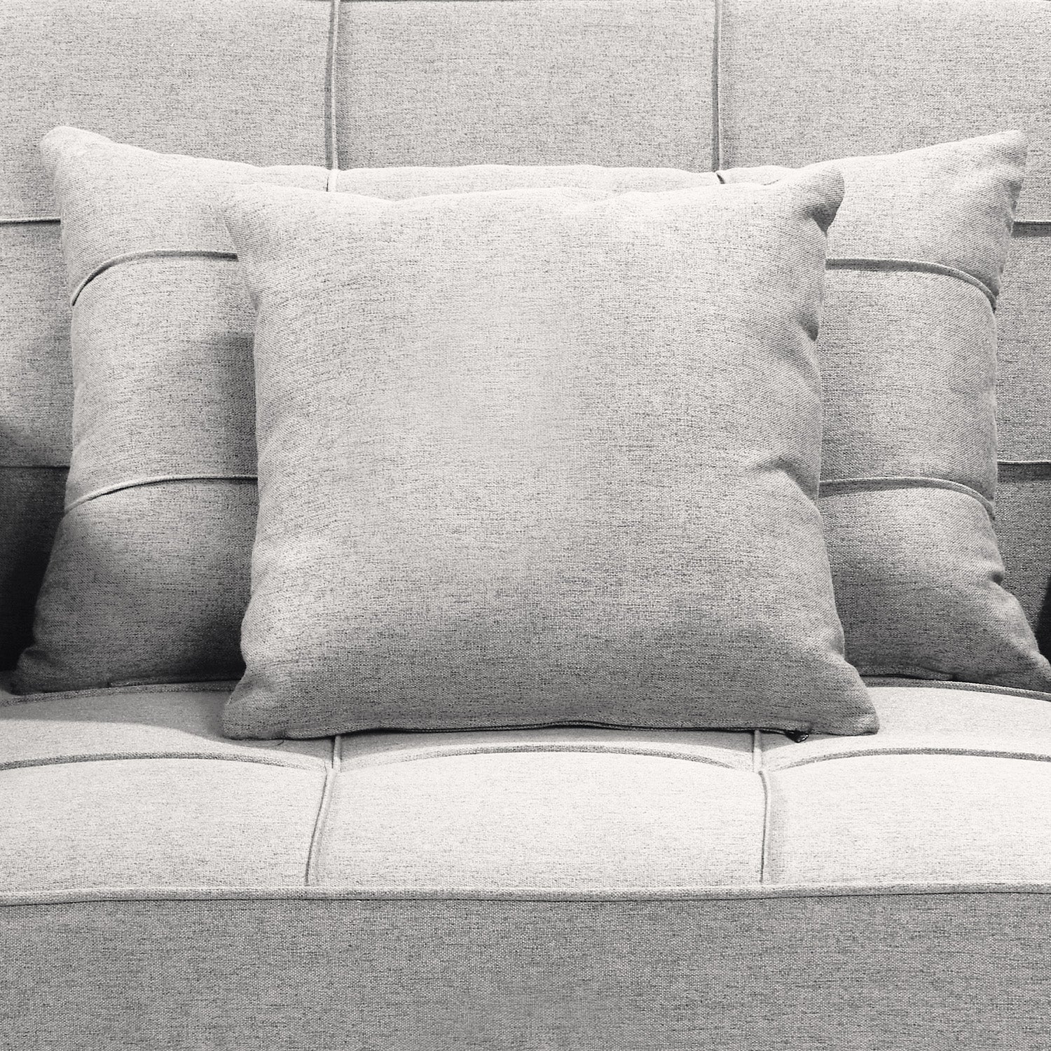 Sarantino Suri 3-in-1 Convertible Sofa Chair Bed Lounger - Light Grey V240-SOFA-YGG-7001-LNN-LGY