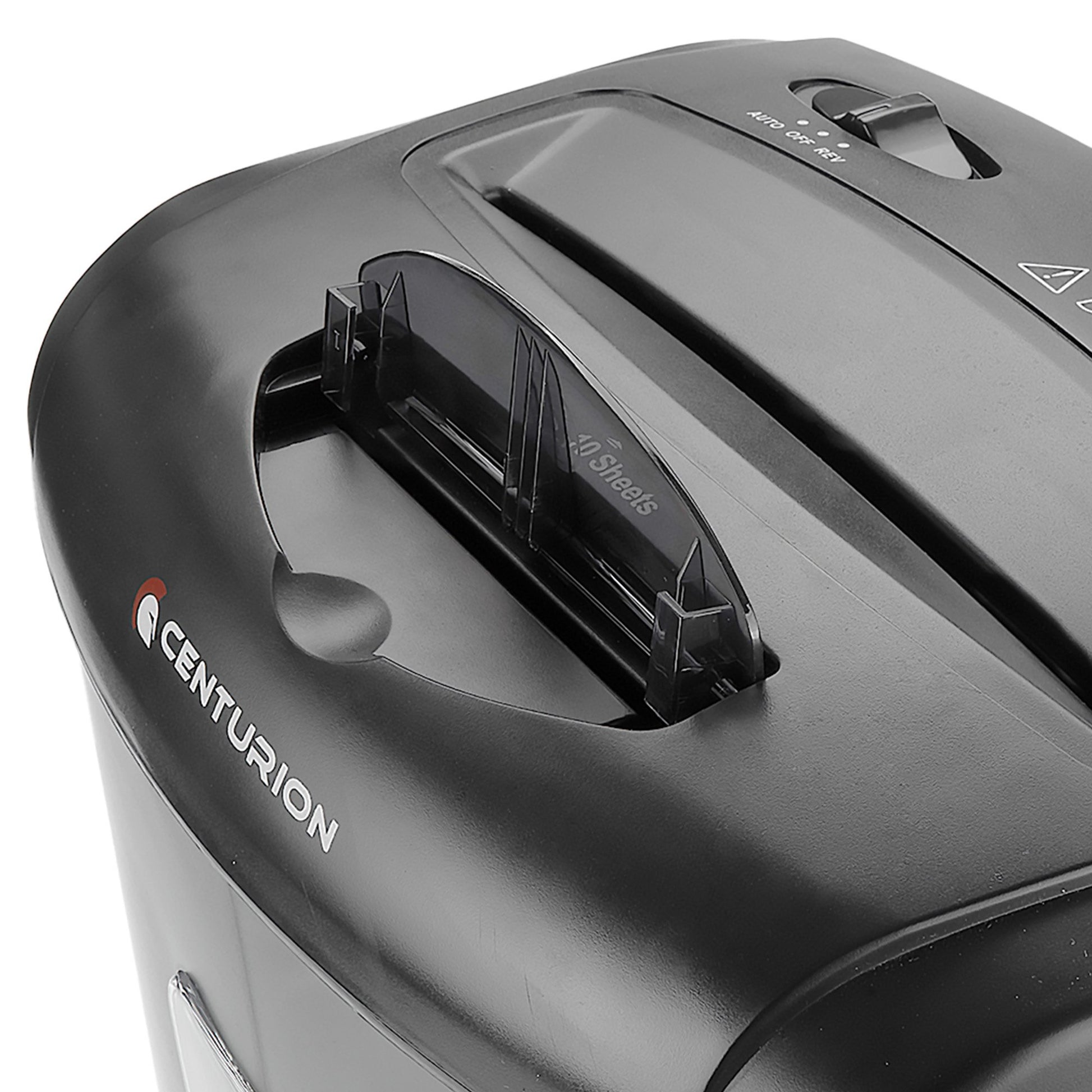 Centurion 21L Cross-Cut Office Shredder 10-Sheet Paper, CD & Credit Card Security V240-SRD-021-010-CD