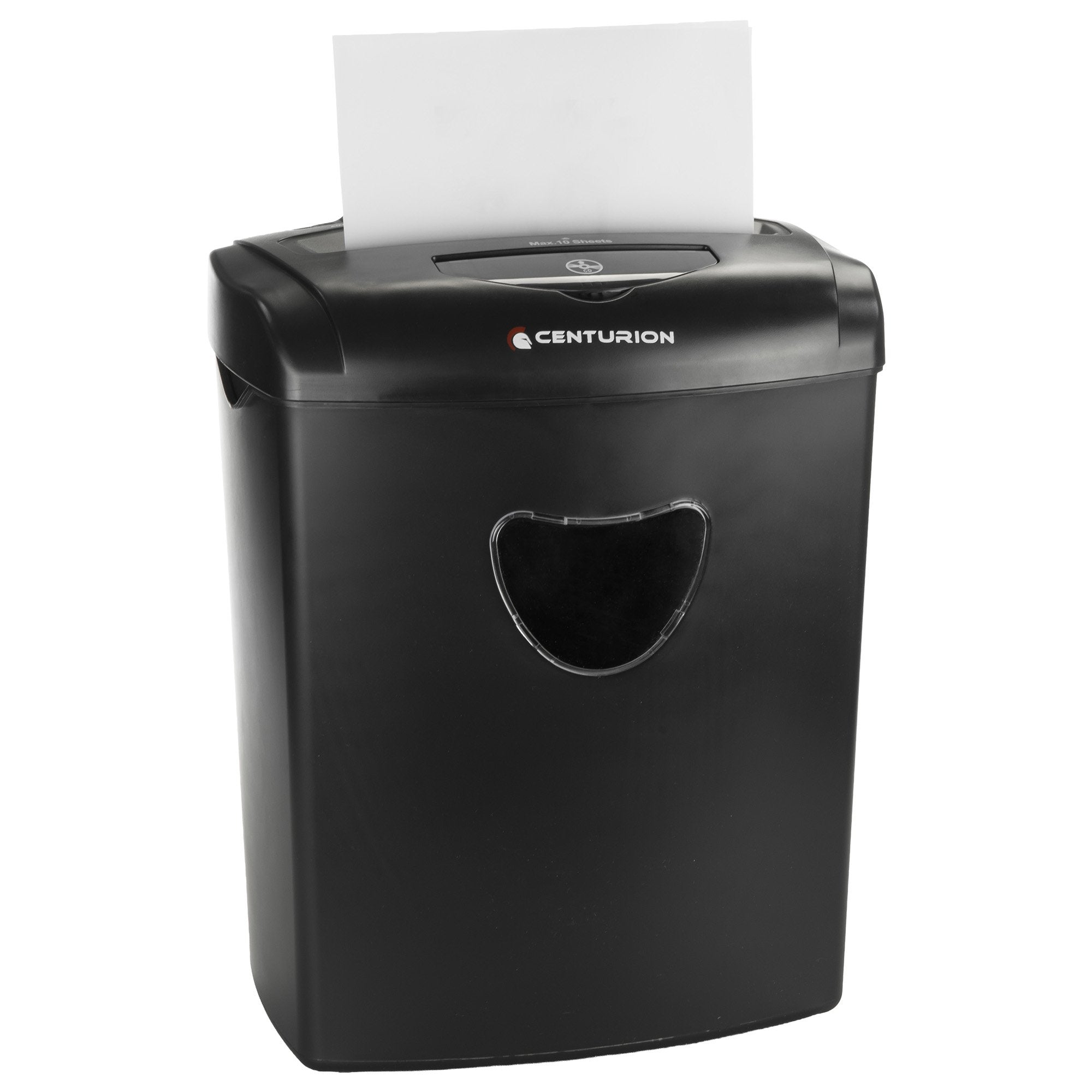 Centurion 21L Cross-Cut Office Shredder 10-Sheet Paper, CD & Credit Card Security V240-SRD-021-010-CD