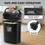 Centurion 25L 12-Sheet Paper Shredder Electric Cross-Cut Home & Office Cutter V240-SRD-OFT-12S-01D