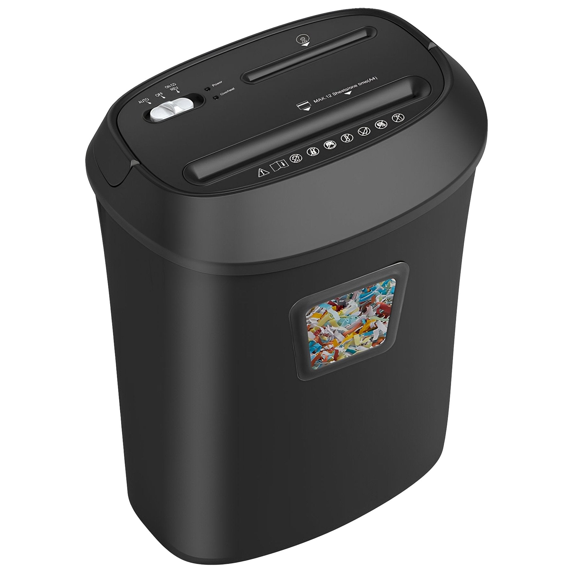 Centurion 25L 12-Sheet Paper Shredder Electric Cross-Cut Home & Office Cutter V240-SRD-OFT-12S-01D