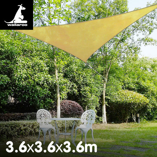 Wallaroo Triangular sail: 3.6 x 3.6 x 3.6m - Sand V240-SS-36-TRI