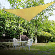 Wallaroo Triangular Shade sail: 8m x 8m x 8m - Sand V240-SS-8X8X8