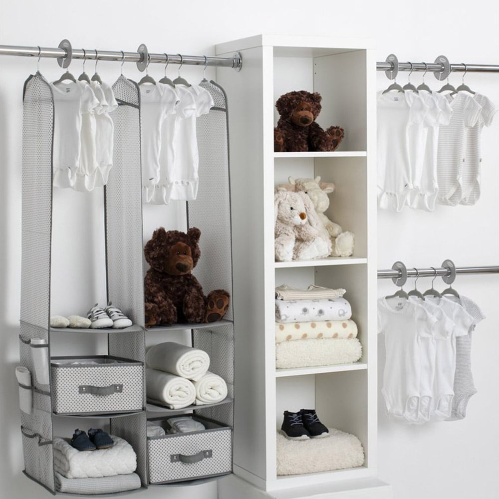 Delta Children 24 Piece Nursery Storage Set - Cool Grey Cool Grey V240-SS2056-063